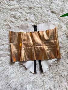 Metallic Corset Top