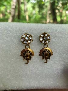 Ganesha flower earrings 🌟😍🤗❤️