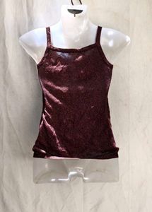 I. Sparkly Sequin Camisole Top