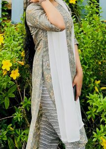 Elegant Printed Kurta with pants