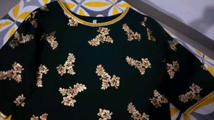 Elegant Green sharara set without Dupatta