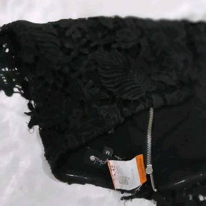 Black Lace Blouse