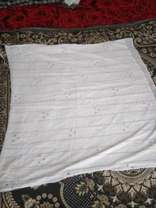 Elegant White Dupatta
