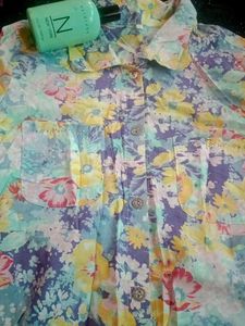 Vintage Floral Button-Down