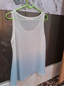 Light Blue Sleeveless Tank Top