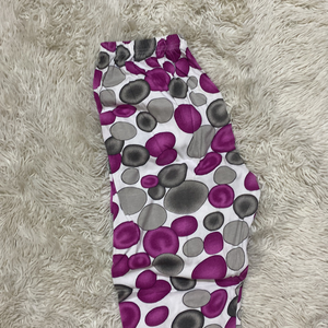 Vibrant Purple &amp; Grey Polka Dot Sleep Set