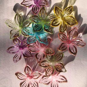 Multi acrylic Flowers