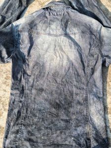 Denim Style Button Down Shirt