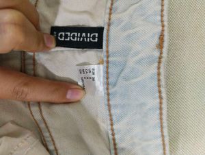 On Sale H&amp;m Baggy Cotton Low Rise Jeans