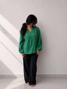 Vibrant Green Top