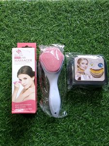 Face Massager & Cleansing Brush Set