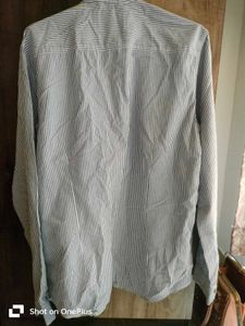 Men's Striped Button-Down Shirt