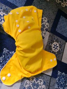 Yellow Reusable Diaper