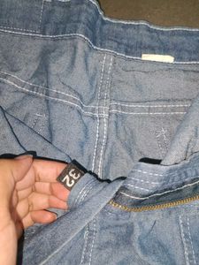 Blue Denim Shorts