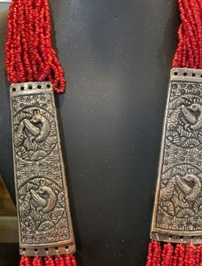Boho Tribal Necklace With Earrings