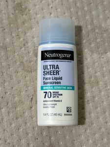 Neutrogena Ultra Sheer Face Sunscreen SPF 70