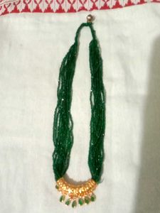 Beautiful Green Beaded gorkha tilhari