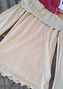 off shoulder trendy top