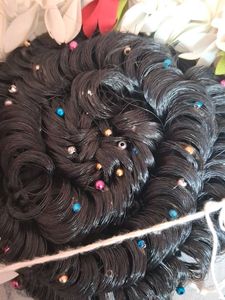 Elegant Hair Bun with Beads
