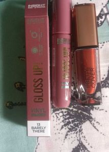 Insight lipgloss & HudaColor Matte lipstick