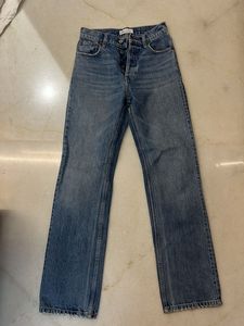 Zara Blue Wash Denim Jeans