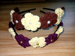 crochet hair band