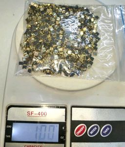 Kundan metal 100grm stone Rhinestone Square shape