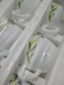 Set of 6 Floral Tea Cups