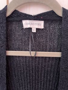 Cover Story Black Knitted Shrug