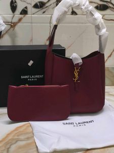 YSL MAROON WITH POUCH 👝❤️
