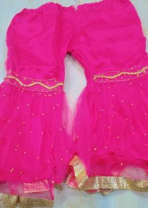 baby girl party wear sharara with duppata