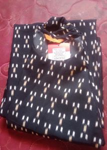 Black &amp; White Print Kurti