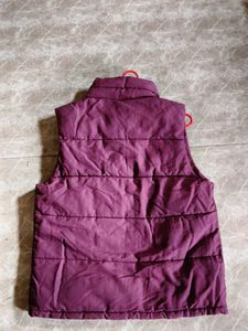 unisex Padded Burgundy Vest