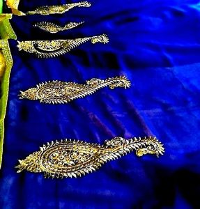 Synthetic Saree With Blouse