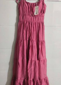 Brand new Pink Tiered Maxi Dress