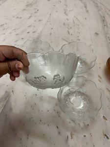 Set of 4 big size bowls