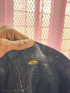 Men's Distressed Denim Shorts with Patches