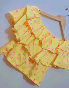 Yellow Co- Ords Set For 34 Bust