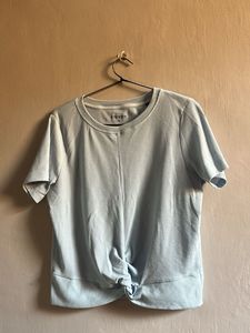 Next Blue Twist-Front T-Shirt
