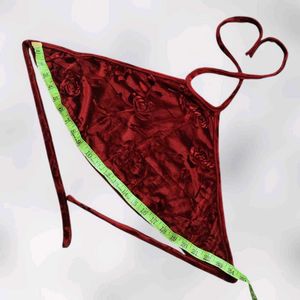 Velvet Rose Halter Top