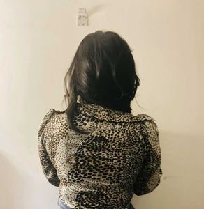 Stylish Leopard Print Crop Top🐆🌟💯