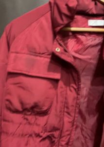 Maroon Puffer Jacket