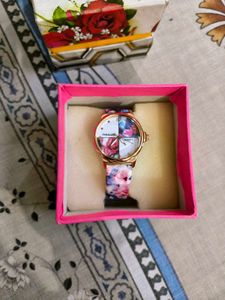 Floral Print Women's Watch