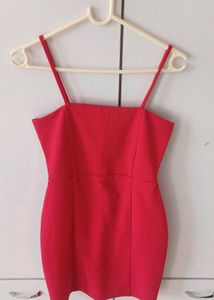 Red Bodycon Mini Dress