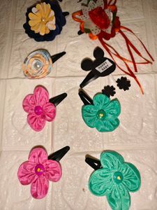Handmade Floral Hair Clips
