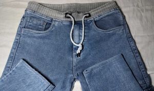 Men's Blue Cargo Jeans