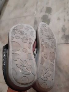 Sparkling Black Flip-Flops