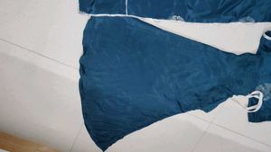 Teal Blue Salwar Kameez Set