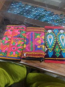 Embroidered Pouches Set