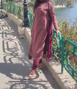 printed suit set